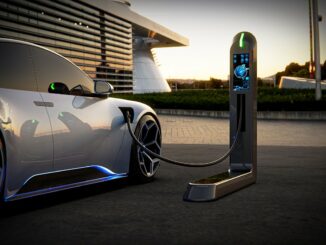 car, electric car, charging station